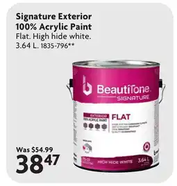 Home Hardware Signature Exterior 100% Acrylic Paint offer
