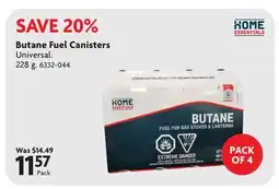 Home Hardware Butane Fuel Canisters offer