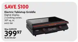 Home Hardware Electric Tabletop Griddle offer