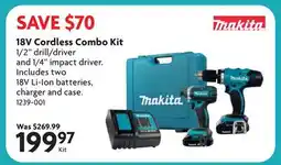 Home Hardware 18V Cordless Combo Kit offer