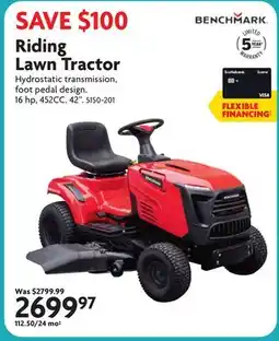 Home Hardware Riding Lawn Tractor offer