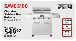 Home Hardware Clearview Stainless Steel Barbecue offer