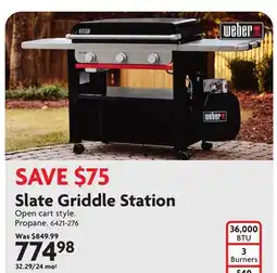 Home Hardware Slate Griddle Station offer