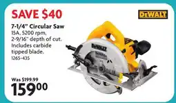 Home Hardware 7-1/4 Circular Saw offer