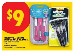 No Frills GILLETTE OR VENUS DISPOSABLE RAZORS, 1 - 8's offer