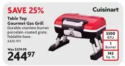 Home Hardware Table Top Gourmet Gas Grill offer