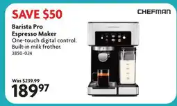 Home Hardware Barista Pro Espresso Maker offer
