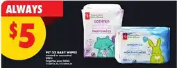 No Frills PC 3X BABY WIPES, 300's offer