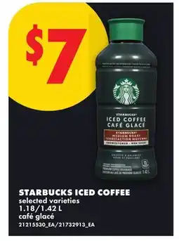 No Frills STARBUCKS ICED COFFEE, 1.18/1 offer