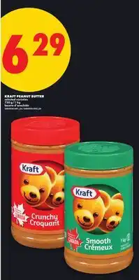 No Frills KRAFT PEANUT BUTTER, 750 g - 1.7 kg offer