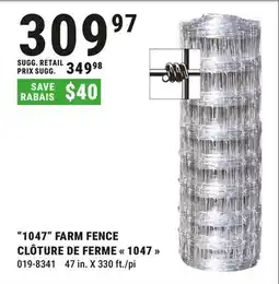 BMR 1047 FARM FENCE offer