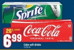 Marché Adonis Coke soft drinks offer