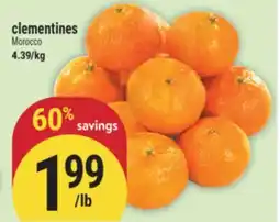 Marché Adonis clementines offer