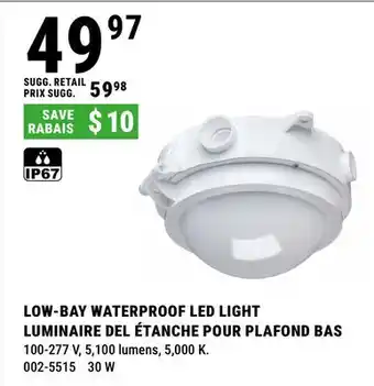 BMR LOW-BAY WATERPROOF LED LIGHT offer