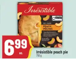 Marché Adonis Irrésistible peach pie offer