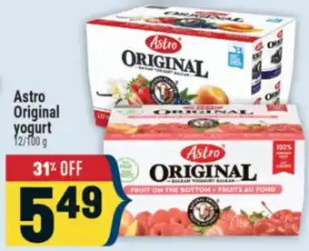 Marché Adonis Astro Original yogurt offer
