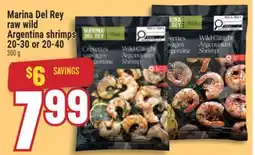 Marché Adonis Marina Del Rey raw wild Argentina shrimps 20-30 or 20-40 offer