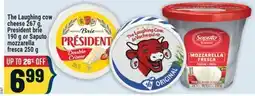 Marché Adonis The Laughing cow cheese 267 g, President mozzarella, Saputo mozzarella fresca 250 g offer