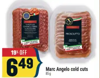 Marché Adonis Marc Angelo cold cuts offer