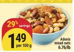 Marché Adonis Adonis mixed nuts offer