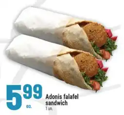 Marché Adonis Adonis falafel sandwich offer