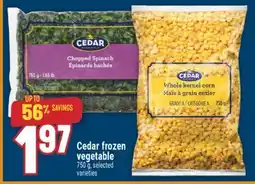 Marché Adonis Cedar frozen vegetable offer