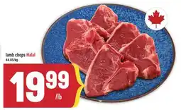 Marché Adonis lamb chops offer