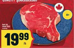Marché Adonis best rib steak offer
