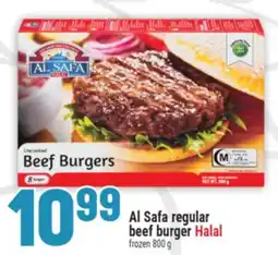 Marché Adonis Al Safa regular beef burger Halal offer