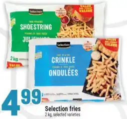 Marché Adonis Selection fries offer