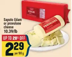 Marché Adonis Saputo Edam or provolone cheese offer