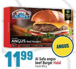 Marché Adonis Al Safa angus beef Burger Halal offer