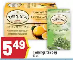 Marché Adonis Twinings tea bag offer