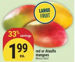 Marché Adonis red or Ataulfo mangoes offer