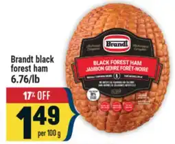 Marché Adonis Brandt black forest ham offer