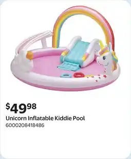 Walmart Unicorn Inflatable Kiddie Pool offer
