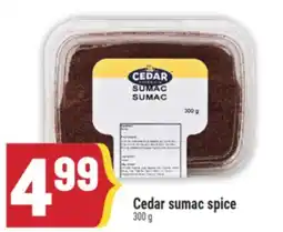 Marché Adonis Cedar sumac spice offer