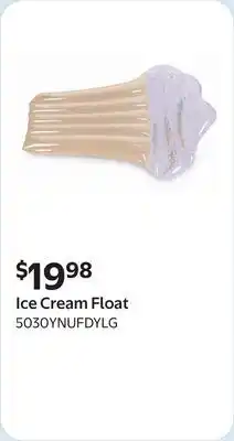 Walmart Ice Cream Float offer