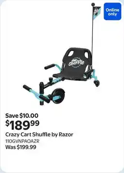 Walmart Crazy Cart Shuffle by Razor offer