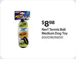 Walmart Nerf Tennis Ball Medium Dog Toy offer