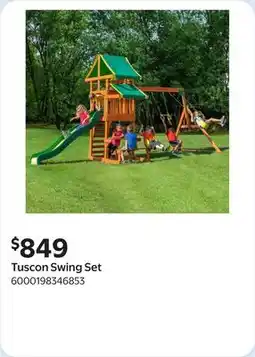 Walmart Tuscon Swing Set offer