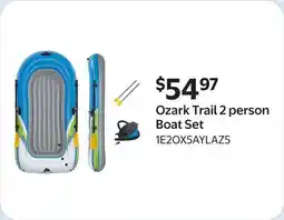 Walmart Ozark Trail 2 person Boat Set offer