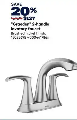 RONA Graeden 2-handle lavatory faucet offer