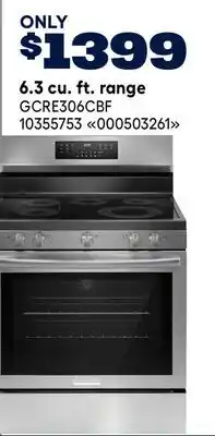 RONA Frigidaire Gallery 6.3 cu. ft. range offer