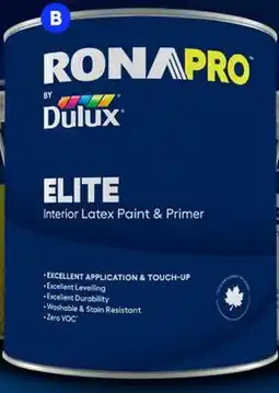 RONA Elite Interior paint & primer offer