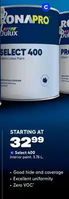 RONA Interior Paint offer