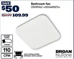 RONA Broan Bathroom fan offer