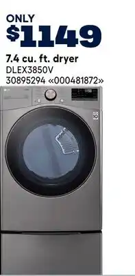 RONA 7.4 cu. ft. dryer offer