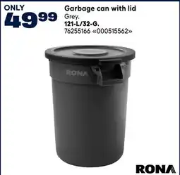 RONA RONA Garbage can with lid 121-L/32-G offer