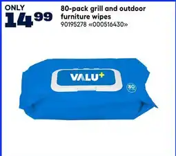 RONA VALU+ 80-pack grill and outdoor furniture wipes offer